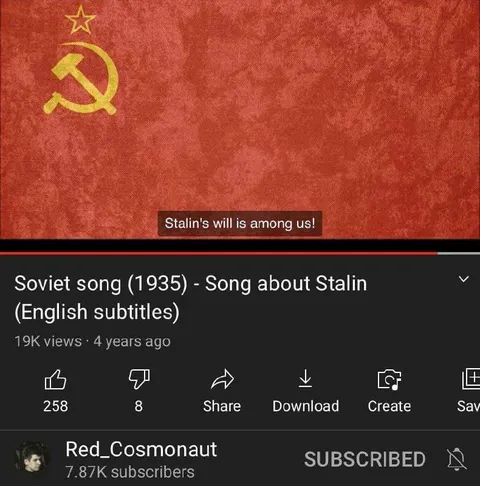 Stalin's Will Is Among Us