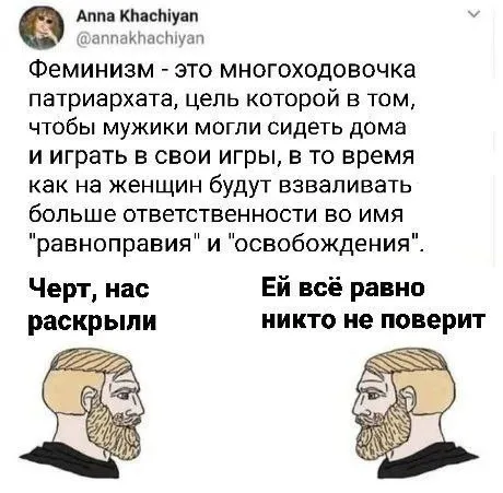 Феминизм — это многоходовочка