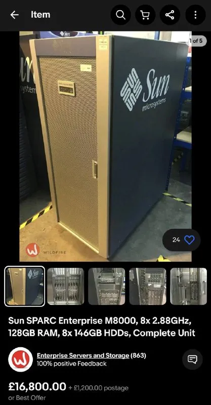 £16,800 Vintage IBM Server
