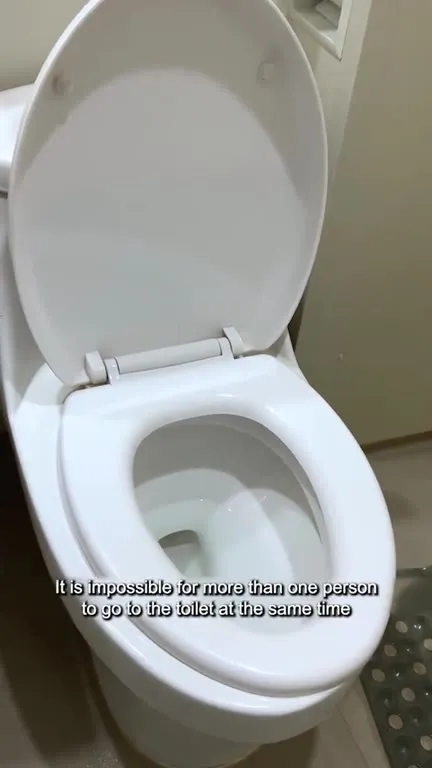 Multi-Person Slide Toilet