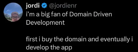 Domain Driven Development Joke
