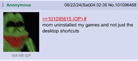Mom Uninstalled the Games