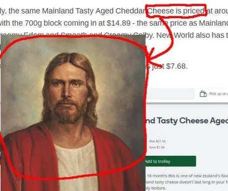Jesus Reacts to Cheese Prices