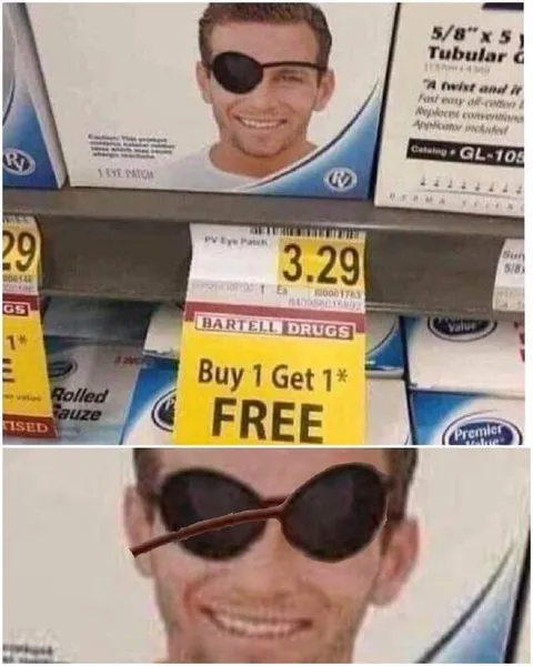 Buy One Eye Patch, Get One Free