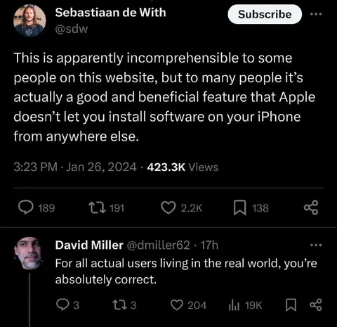 iPhone Sideloading Is a Feature