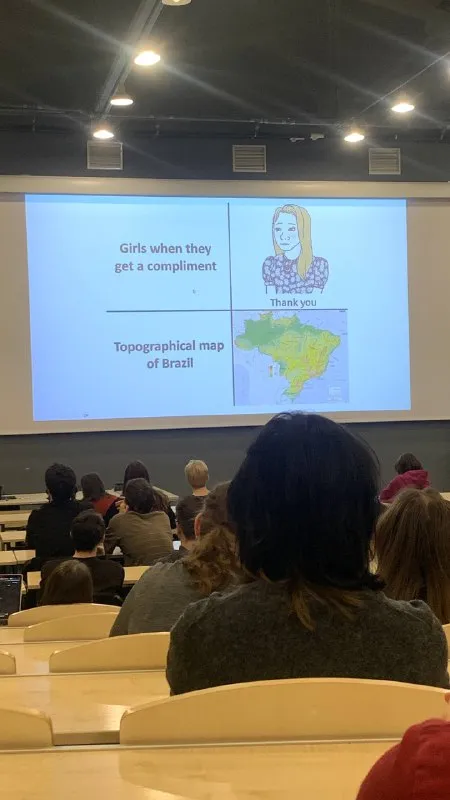 Girls and Brazil Map Comparison