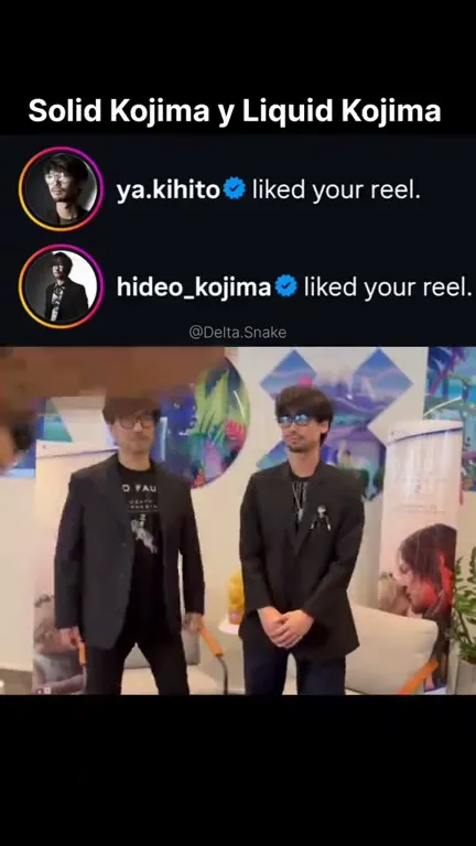 Solid Kojima y Liquid Kojima