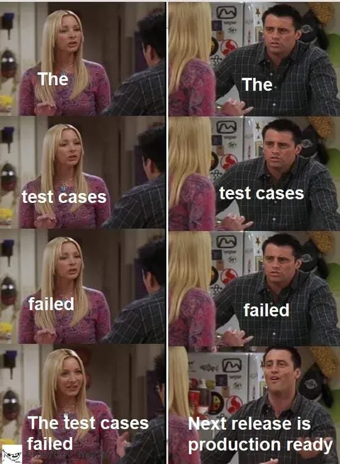 Test Cases Failed Again