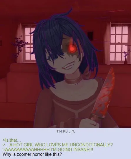 Hot Girl Zoomer Horror