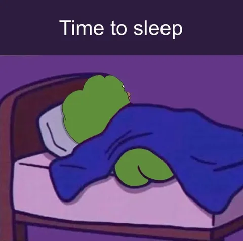 Time to sleep Pepe