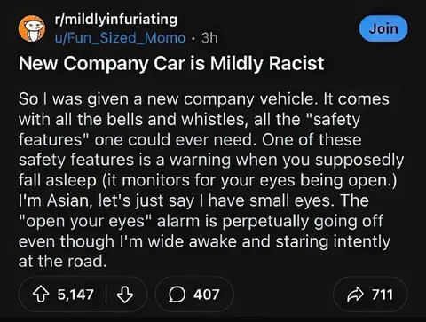 Car Safety Feature Mistakes Small Eyes