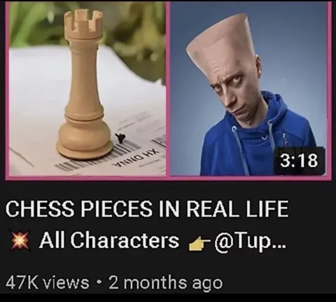 Chess Pieces in Real Life