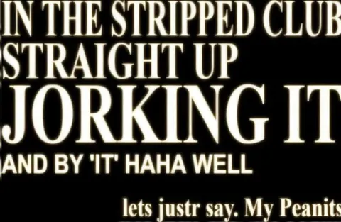 In the Stripped Club Jorking It