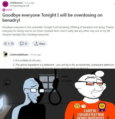 Well Actually Overdose Expert