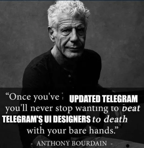 Updated Telegram UI Designers