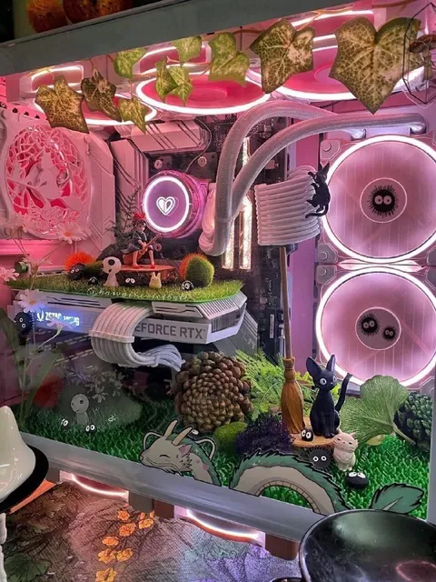 Whimsical Pink Forest PC