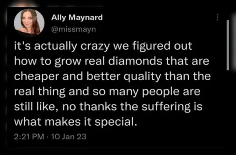 Suffering Makes Diamonds Special