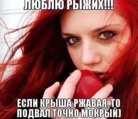 Люблю рыжих и мокрый подвал