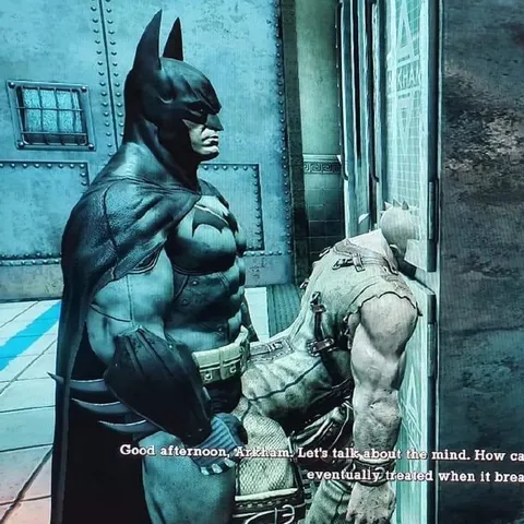 Batman Talks to Bane