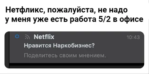 Нетфликс предлагает наркобизнес
