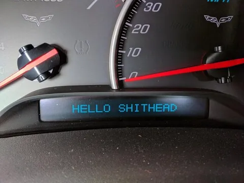 Hello Shithead Dashboard Message