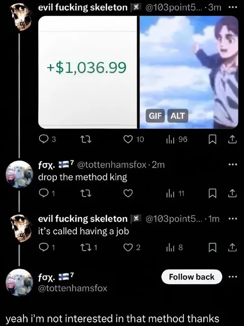 It’s Called Having a Job