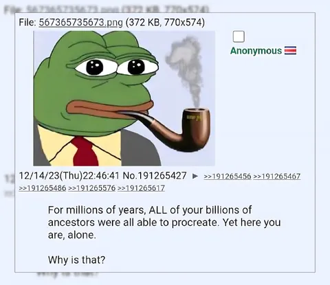 Pepe Asks Why You're Alone