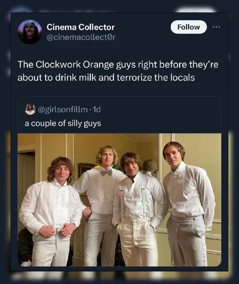 Clockwork Orange Guys Before Milk