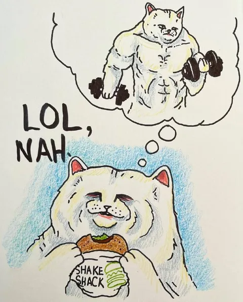 LOL Nah Burger Cat