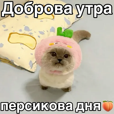 Персиковое доброе утро