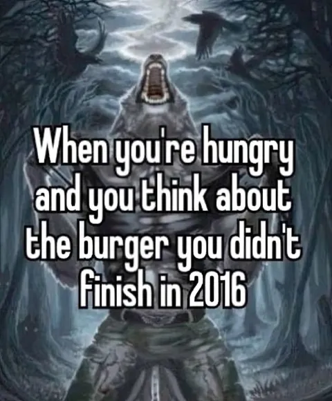 Unfinished Burger Hunger