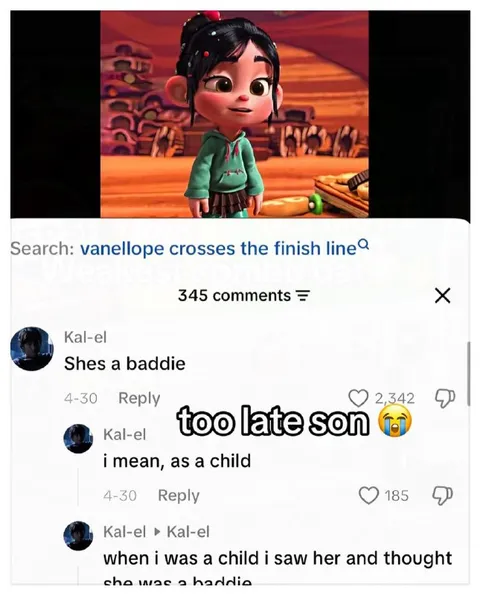 Vanellope Is a Baddie