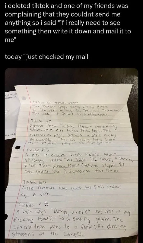 I Deleted TikTok and Got Mail