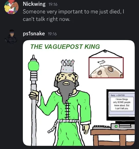 The Vaguepost King