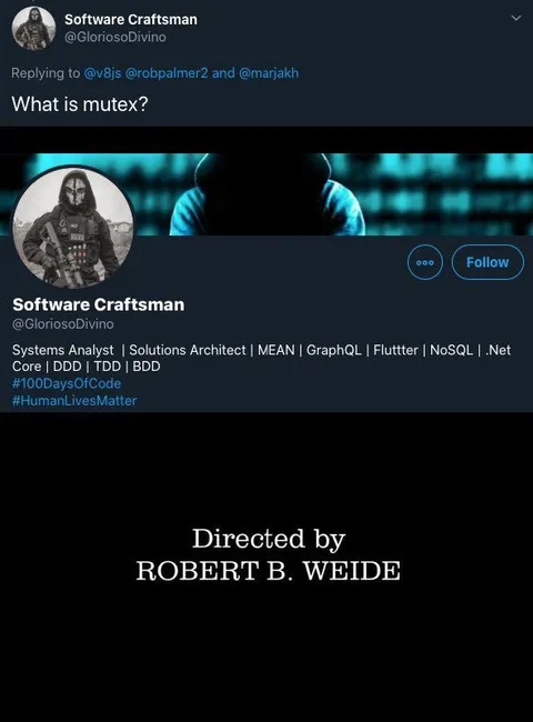 What Is Mutex Directed by Robert B. Weide