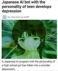 Japanese AI Develops Depression