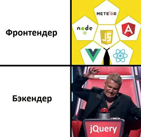 Фронтендер против бэкендера