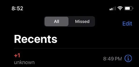 Unknown Caller From America