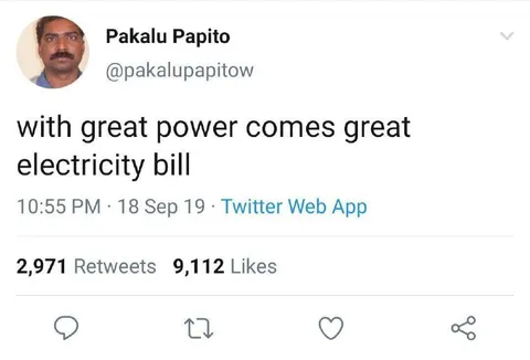 Great Power Electricity Bill