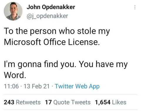 Microsoft Office License Thief