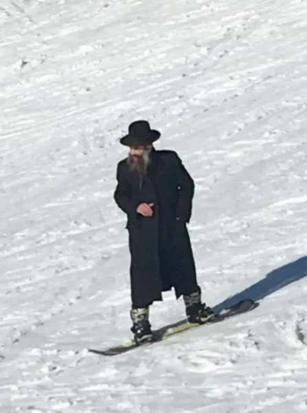 Еврей на сноуборде