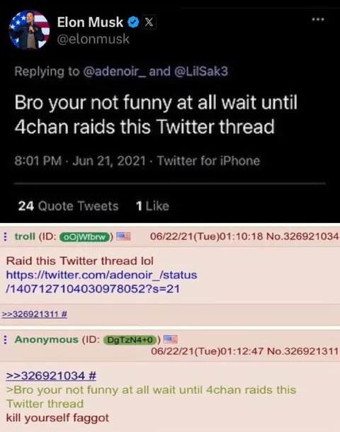 4chan Raids the Twitter Thread