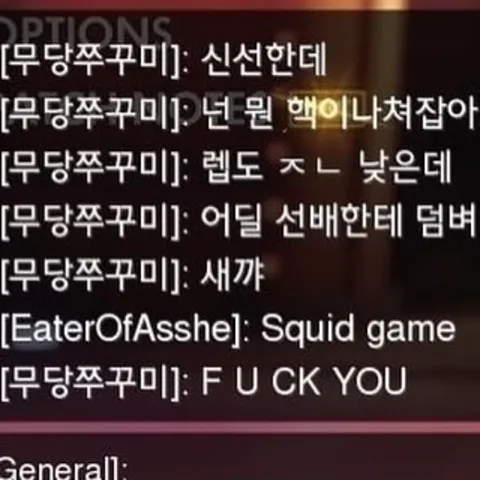 온라인 게임 채팅 욕설
