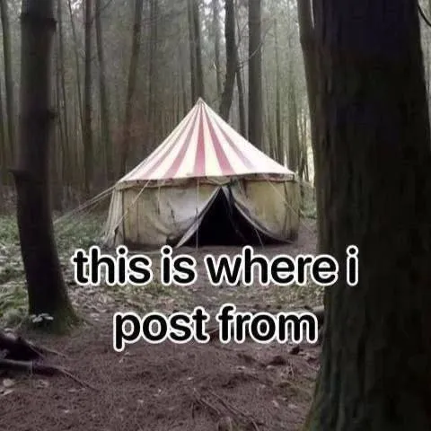 Forest Tent Posting Spot