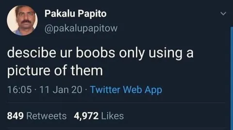 Describe Your Boobs With a Picture