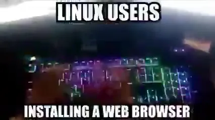 Linux Users Installing a Web Browser