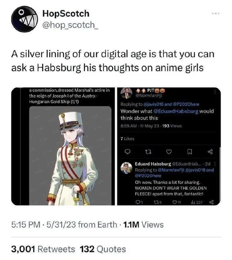 Habsburg Reviews Anime Girl