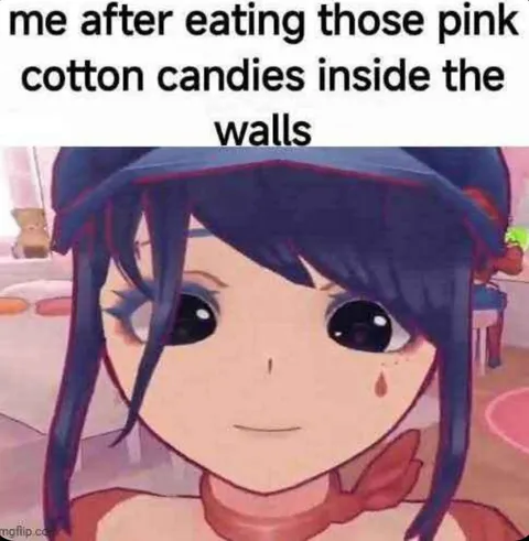 Pink Cotton Candy Inside the Walls