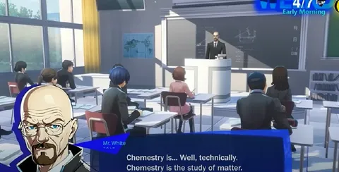 Mr. White Teaches Chemistry