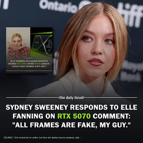 Sydney Sweeney RTX 5070 Response